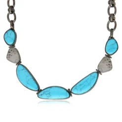 Online Noto necklace - turquoise Plastrons