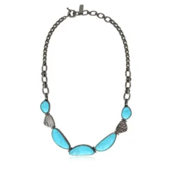 Online Noto necklace - turquoise Plastrons