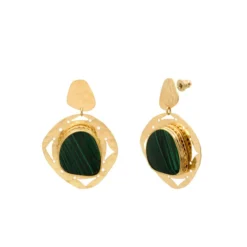 Hot Noto pierced stud earrings - green Percées / Tiges