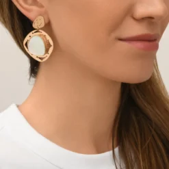Sale Noto pierced stud earrings - mother-of-pearl Percées / Tiges