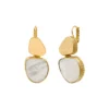 Hot Noto sleeper earrings - mother-of-pearl Dormeuses