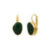 Online Noto thin sleeper earrings - green Dormeuses