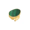 Clearance Noto wide adjustable ring - green Bagues Ajustables|Bagues Grandes Tailles