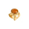 Noto wide adjustable ring - orange Bagues Grandes Tailles