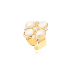 Clearance Océane adjustable wide ring – white Bagues Ajustables|Bagues Grandes Tailles