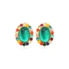 Online Oceane clip-on earrings – turquoise Clips