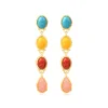 Clearance Oceane long pierced stud earrings – multicoloured Percées / Tiges