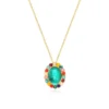 New Oceane pendant necklace – turquoise Sautoirs & Colliers Longs|Pendentifs Et Médailles