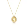 Outlet Oceane pendant necklace – white and orange Sautoirs & Colliers Longs|Pendentifs Et Médailles