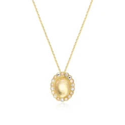 Outlet Oceane pendant necklace – white and orange Sautoirs & Colliers Longs|Pendentifs Et Médailles