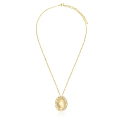Outlet Oceane pendant necklace – white and orange Sautoirs & Colliers Longs|Pendentifs Et Médailles