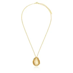 Oceane pendant necklace – white and gold Sautoirs & Colliers Longs|Pendentifs Et Médailles