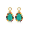 Online Oceane pierced stud earrings – turquoise Percées / Tiges