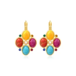 Online Oceane sleeper earrings – multicoloured Dormeuses