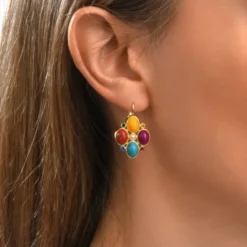 Online Oceane sleeper earrings – multicoloured Dormeuses