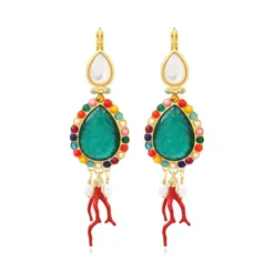 Oceane sleeper earrings – turquoise Dormeuses