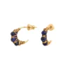New Panarea hoop earrings - blue Créoles