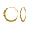 Clearance Panarea hoop earrings - light green Créoles