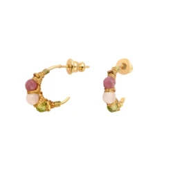 Clearance Panarea hoop earrings - multicoloured Créoles
