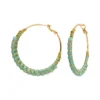 New Panarea hoop earrings - turquoise Créoles