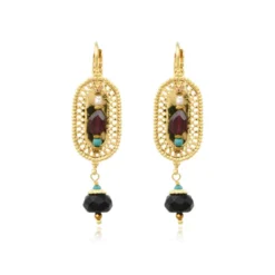 Online Persian Earrings - Multicolored Dormeuses