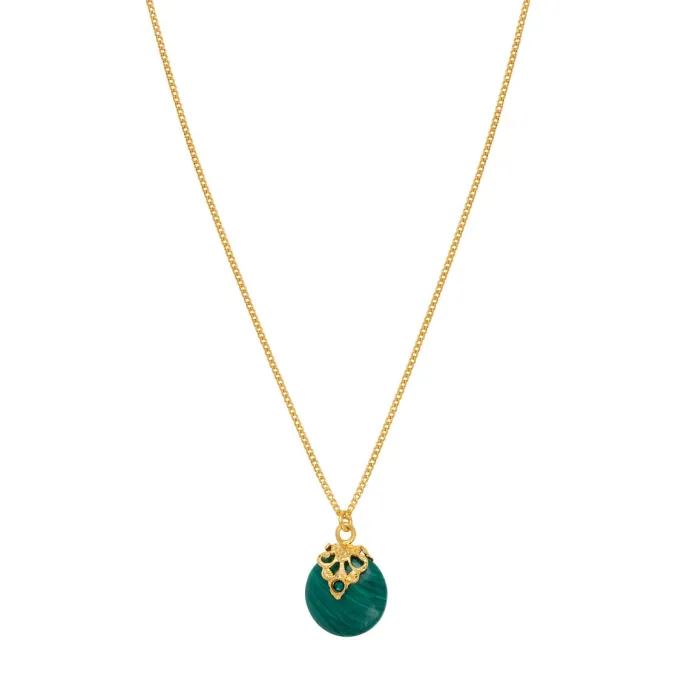 Sale Positano Adjustable Pendant Necklace - Green Pendentifs Et Médailles