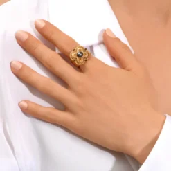 Positano adjustable ring - white Bagues Ajustables