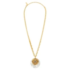 Online Positano chain necklace - white Sautoirs & Colliers Longs