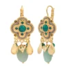 Outlet Positano fantasy sleeper earrings - green Dormeuses