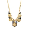 Online Positano medallion chain necklace - grey mother-of-pearl Sautoirs & Colliers Longs|Pendentifs Et Médailles