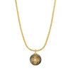 Discount Positano pendant necklace - grey mother-of-pearl Pendentifs Et Médailles