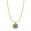 New Positano pendant necklace - green Pendentifs Et Médailles