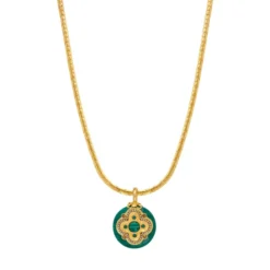 New Positano pendant necklace - green Pendentifs Et Médailles