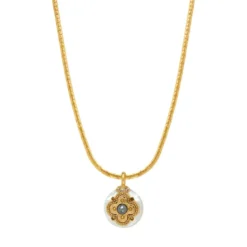 Outlet Positano pendant necklace - white Pendentifs Et Médailles