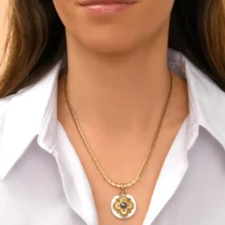 Outlet Positano pendant necklace - white Pendentifs Et Médailles