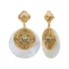 Hot Positano pierced stud earrings - white Percées / Tiges