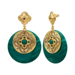 New Positano pierced stud earrings - green Percées / Tiges