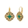 New Positano sleeper earrings - green Dormeuses