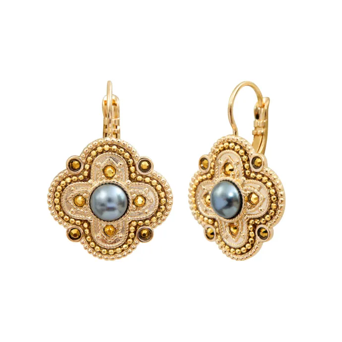 Sale Positano sleeper earrings - white Dormeuses