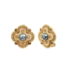 Outlet Positano thin clip-on earrings - white Clips