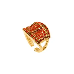Best Precious adjustable medium ring - red Bagues Ajustables