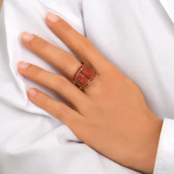 Best Precious adjustable medium ring - red Bagues Ajustables