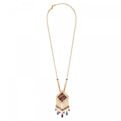 Best Precious pendant necklace - purple Sautoirs & Colliers Longs|Pendentifs Et Médailles