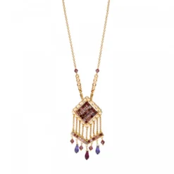 Best Precious pendant necklace - purple Sautoirs & Colliers Longs|Pendentifs Et Médailles