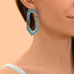 Clearance Precious pierced stud earrings - turquoise Percées / Tiges