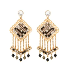 Outlet Precious pierced stud earrings - black Percées / Tiges