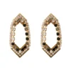 Clearance Precious thin pierced stud earrings - black Percées / Tiges