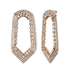 Clearance Precious wide stud earrings - pearly white Percées / Tiges