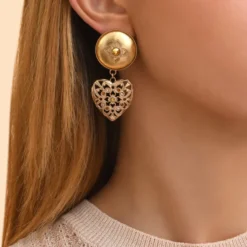 Clearance Prestige clip-on earrings - gold Clips