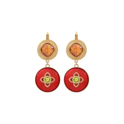 Clearance Prestige sleeper earrings - roses Dormeuses
